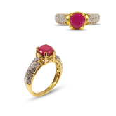 Radiant Ruby Solitaire Ring